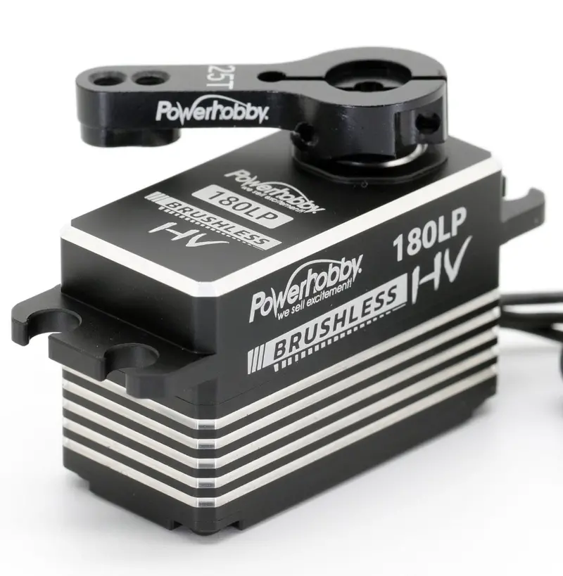 Power Hobby - 180Lp Low Profile High Speed Brushless Digital High Voltage Servo 1