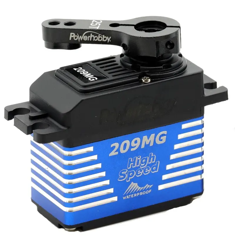 Power Hobby - 209Mg High Speed Waterproof Digital Servo W/Aluminum Case 1