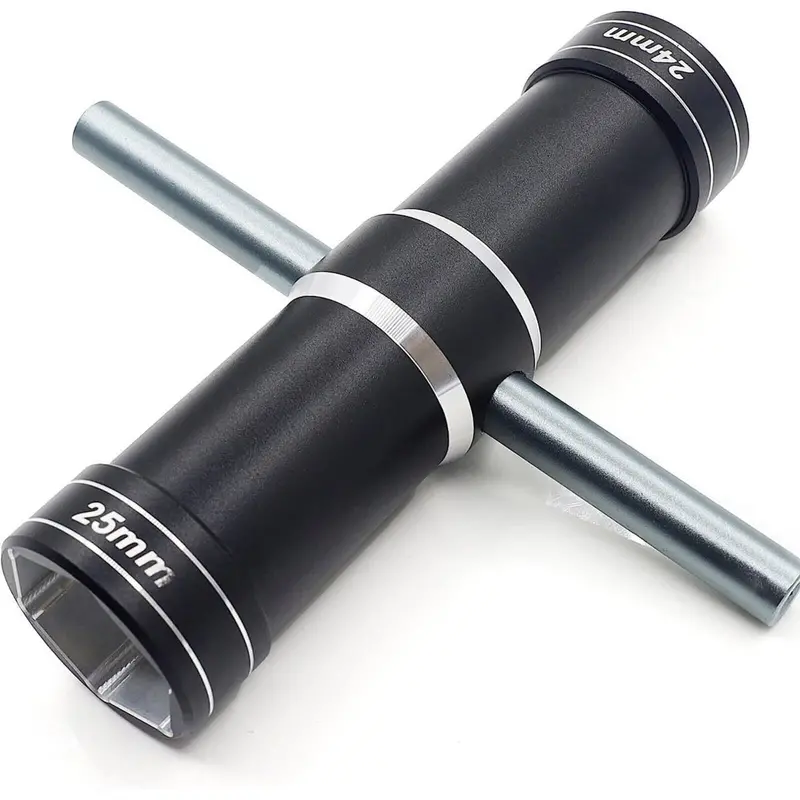 Power Hobby - 24Mm/25Mm/4Mm/5Mm Aluminum  4 Way Hex Wheel Wrench 1