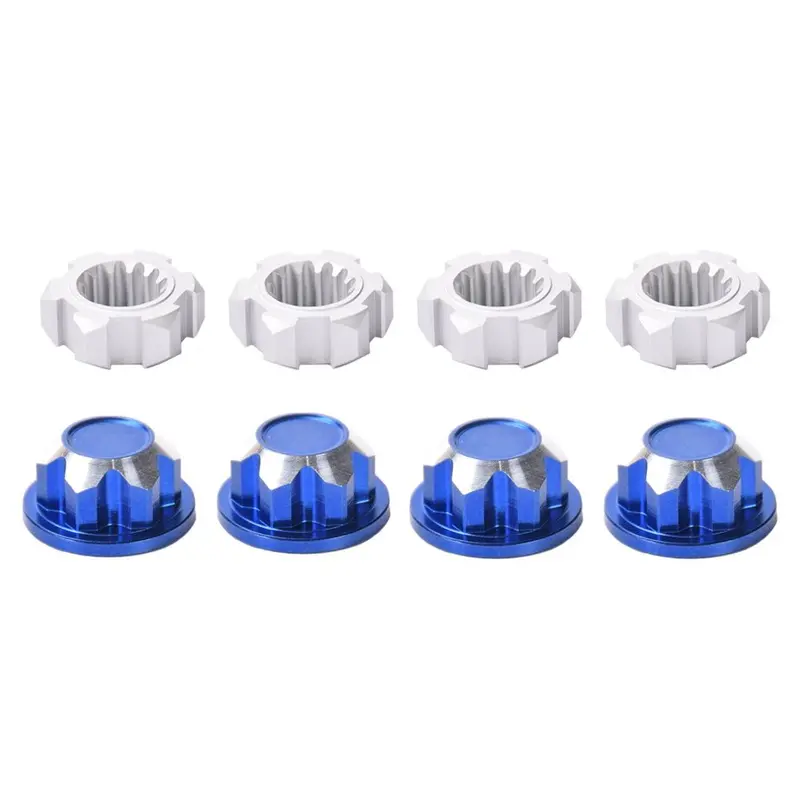 Power Hobby - 24Mm Wheel Adapters & 17Mm Wheel Nuts, For Traxxas X-Maxx 4X4 1
