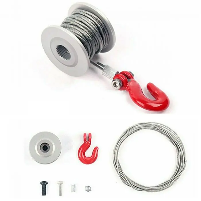 Power Hobby - 25 Spline Servo Winch Spool Kit For Rc Crawler 1