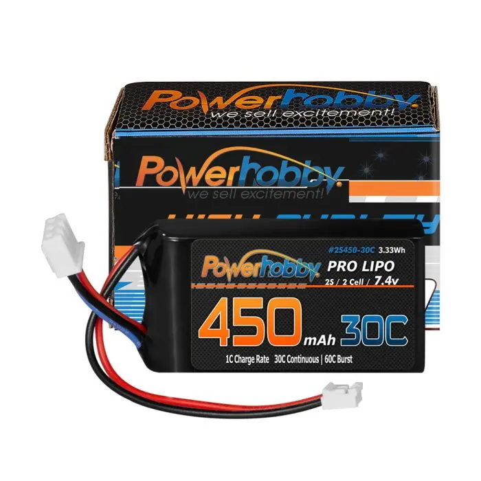 Power Hobby - 2S 450Mah 30C Upgrade Lipo Battery For Axial Scx24 1