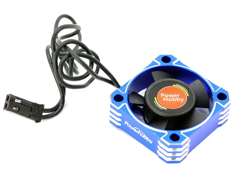 Power Hobby - 30X30x10 Tornado High Speed Aluminum Rc Cooling Fan 30Mm-Blue 1