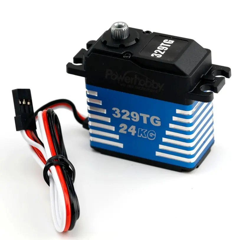 Power Hobby - 326Tg Aluminum High Torque Speed Titanium Gear Digital Servo, 1/10 2