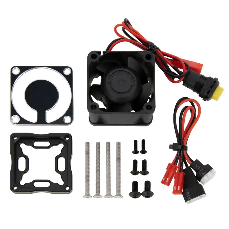 Power Hobby - 4028 Esc Cooling Fan, Black, For Hobbywing Max6, Max8, Arrma 6S Firma 1