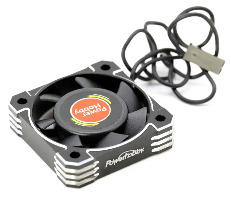 Power Hobby - 40X40x10mm Tornado High Speed Aluminum Rc Cooling Fan 40Mm-Black 1