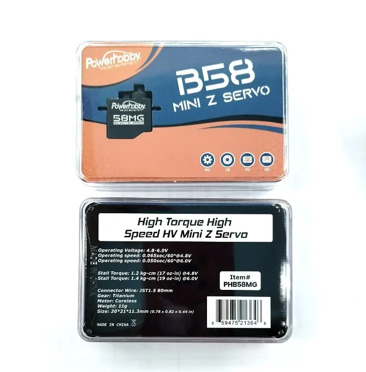 Power Hobby - 58Mg Programmable High Speed / Torque Digital Servo Mini-Z 1