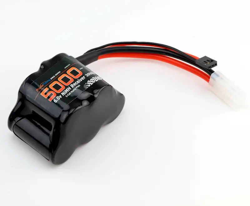 Power Hobby - 6V 5000Mah 5-Cell Hump Receiver Nimh Rx Battery 1/5 Scale 2