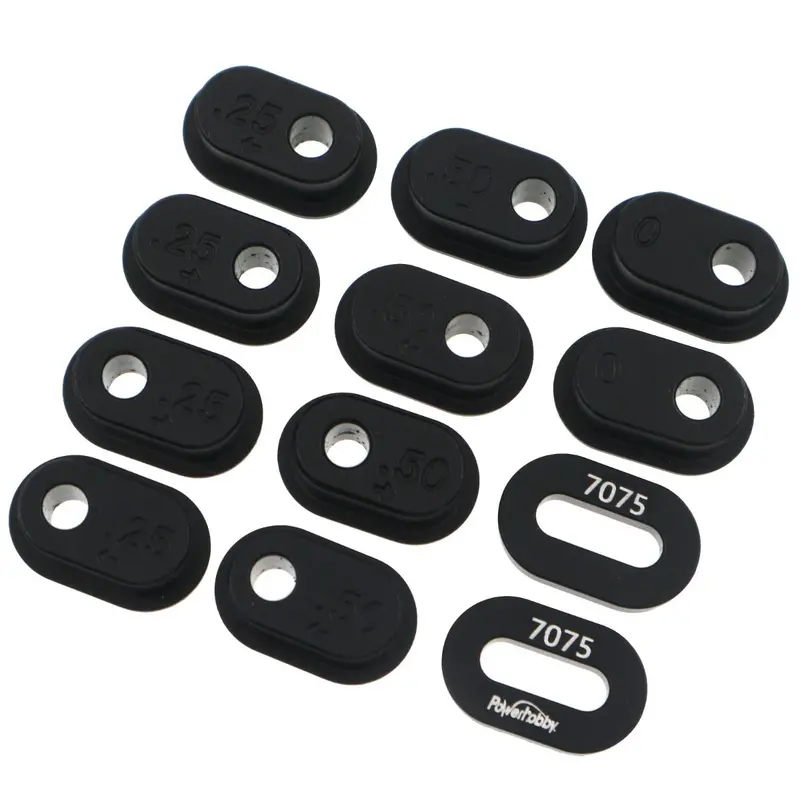 Power Hobby - 7075 Aluminum Chain Tension Adjuster Set, Black, Losi Promoto Mx 1