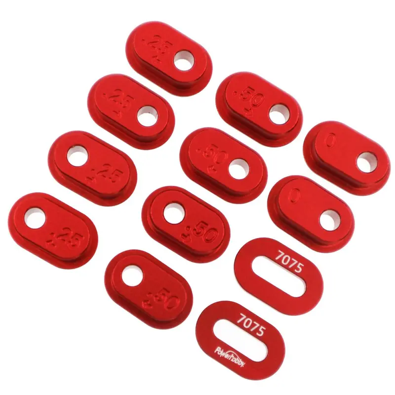 Power Hobby - 7075 Aluminum Chain Tensionadjuster Set, Red, Losi Promoto Mx 1