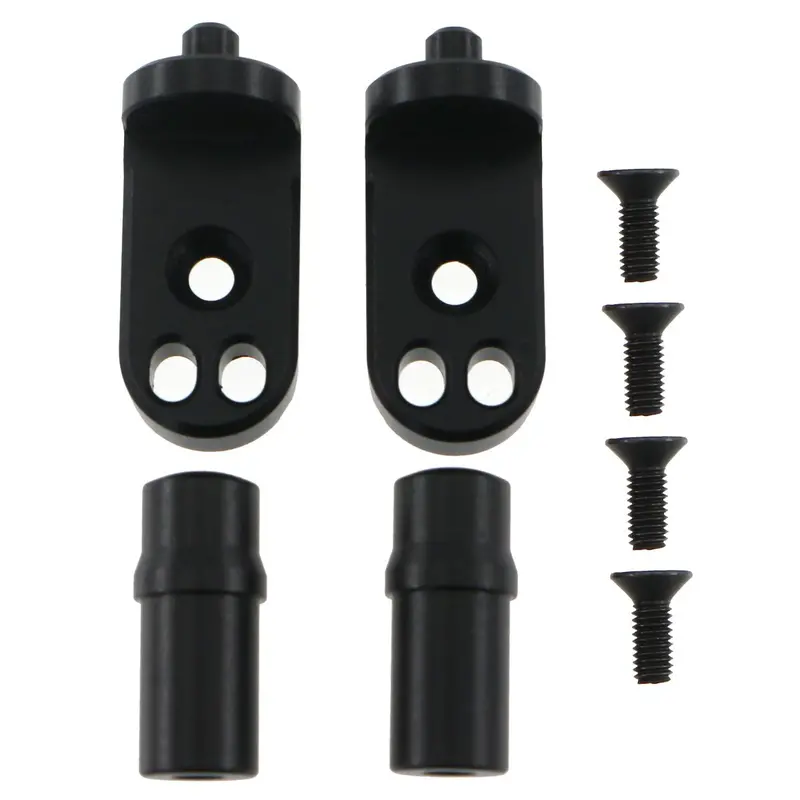 Power Hobby - 7075 Aluminum Foot Pegs Set, Black, Losi Promoto Mx 1