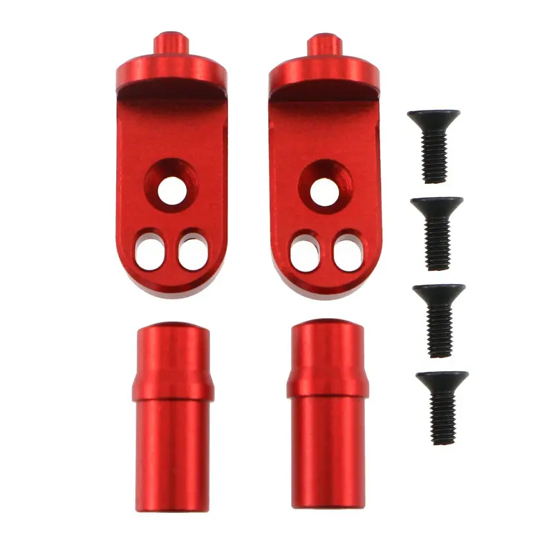 Power Hobby - 7075 Aluminum Foot Pegs Set, Red, Losi Promoto Mx 1