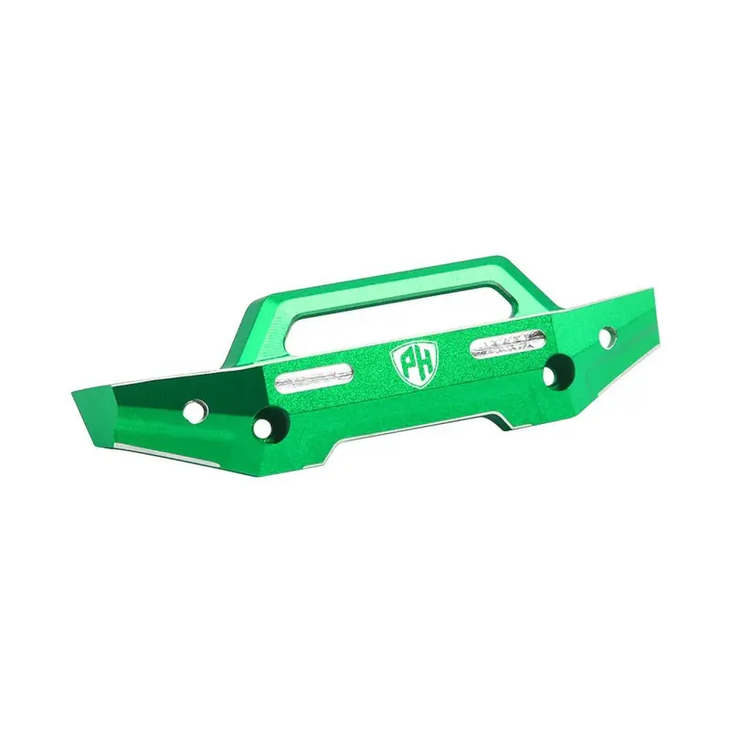 Power Hobby - 7075 Aluminum Front Bumper Green, For Traxxas Mini Maxx 1