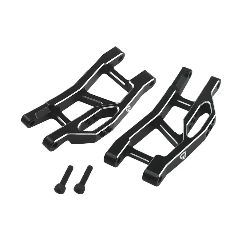 Power Hobby - 7075 Aluminum Front Lower Arms Black, For Traxxas Mini Maxx 1