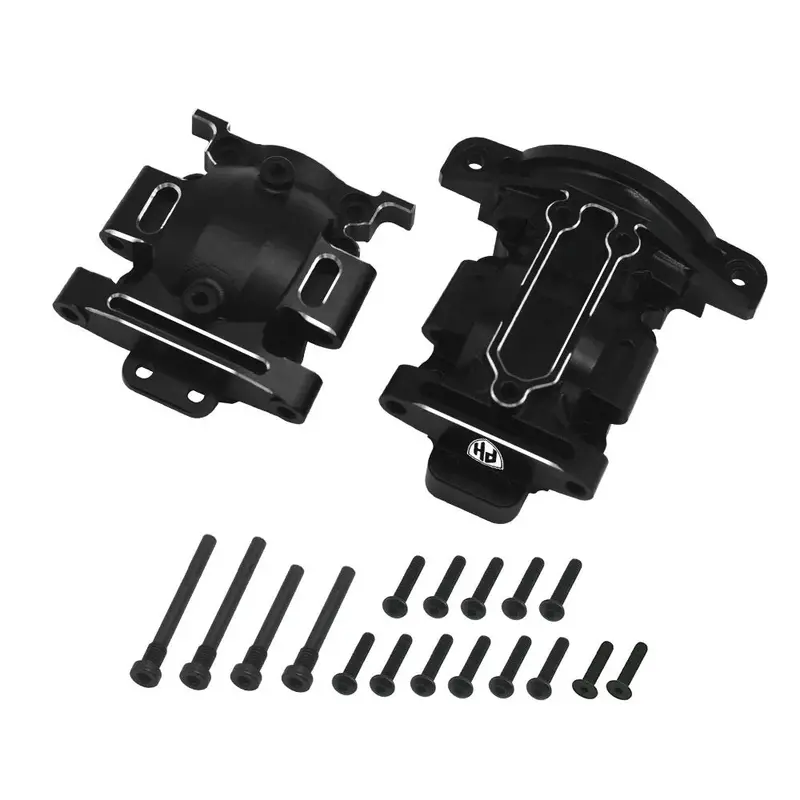 Power Hobby - 7075 Aluminum Rear Gearbox Black, For Traxxas Mini Maxx 1