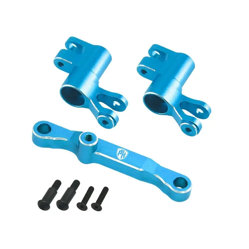 Power Hobby - 7075 Aluminum Steering / Bellcrank Blue, For Traxxas Mini Maxx 1