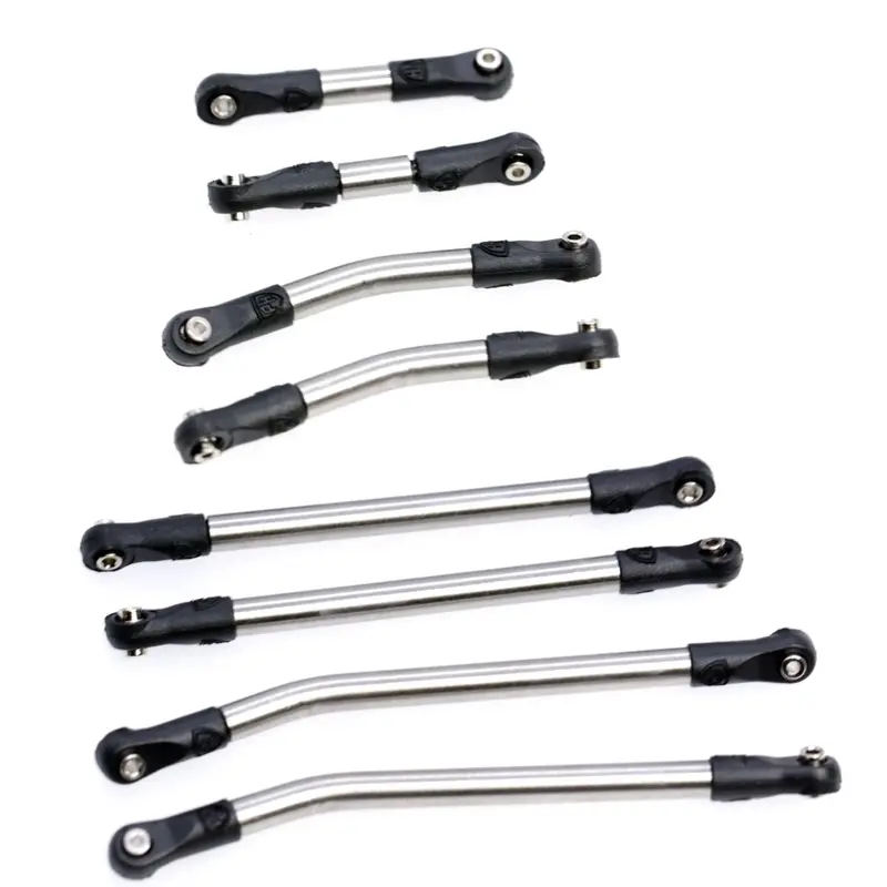 Power Hobby - 8Pc Stainless Steel High Clearance Links Set, Axial Scx24 90081 / Betty 1