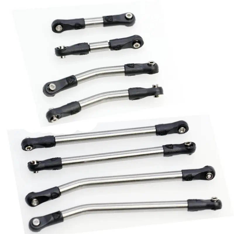 Power Hobby - 8Pc Stainless Steel High Clearance Links Set, For Traxxas Trx-4M 1