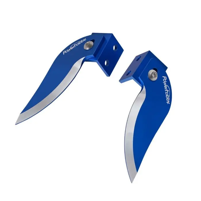 Power Hobby - Adjustable Aluminum Turn Fins, Blue, For Traxxas Spartan 1