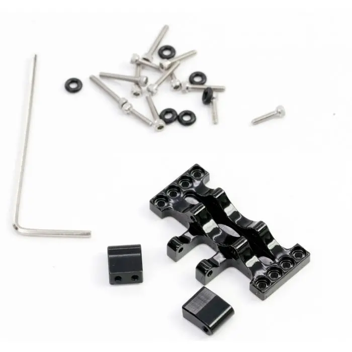 Power Hobby - Adjustable Brass Servo Mount For Reef Emaxx 59Mg, For Axial Scx24 2
