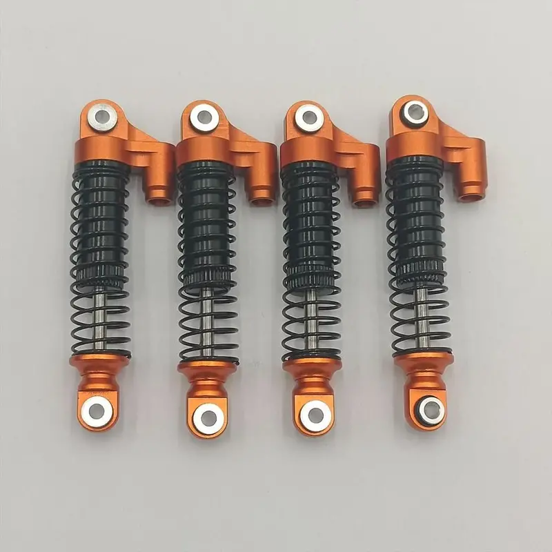 Power Hobby - Aluminum 51Mm Long Travel Shocks, Orange, For Traxxas Trx-4M 1