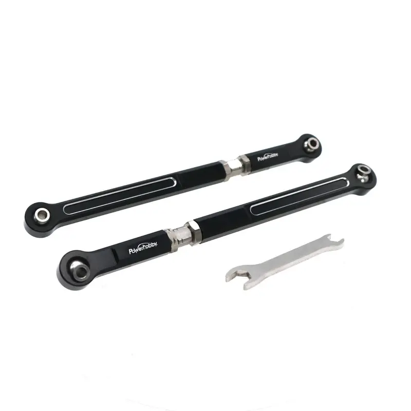 Power Hobby - Aluminum Adjustable Steering Turnbuckles Toe Links, For Traxxas X-Maxx / Xrt 1