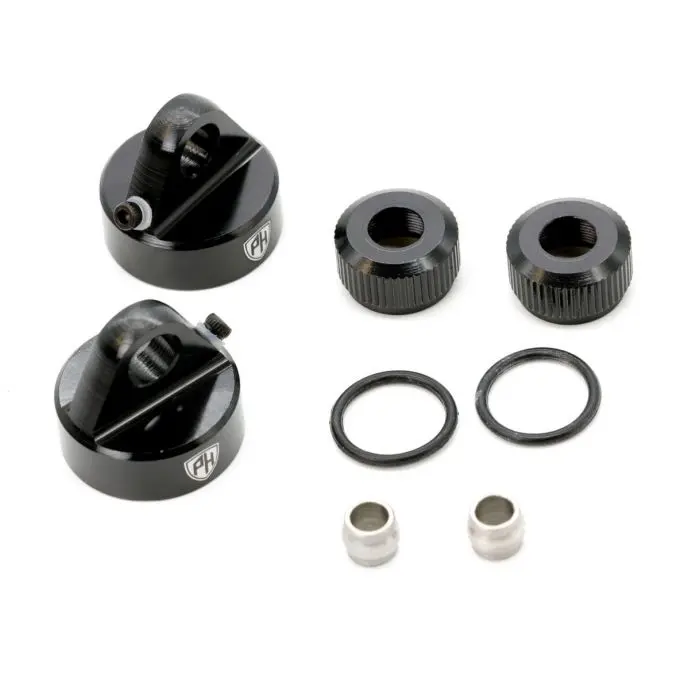 Power Hobby - Aluminum Bleeder Shock Caps, For Arrma 6S, 2Pcs 1