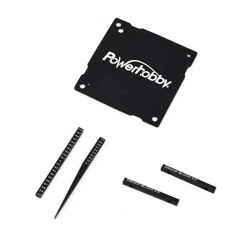 Power Hobby - Aluminum Chassis Setup Tool Kit, For Kyosho Mini-Z 1