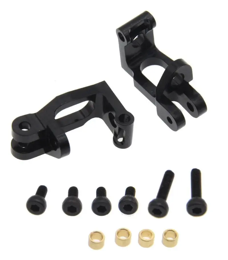 Power Hobby - Aluminum Front C-Hub, Black, For Kyosho Mini-Z Mb-010 1