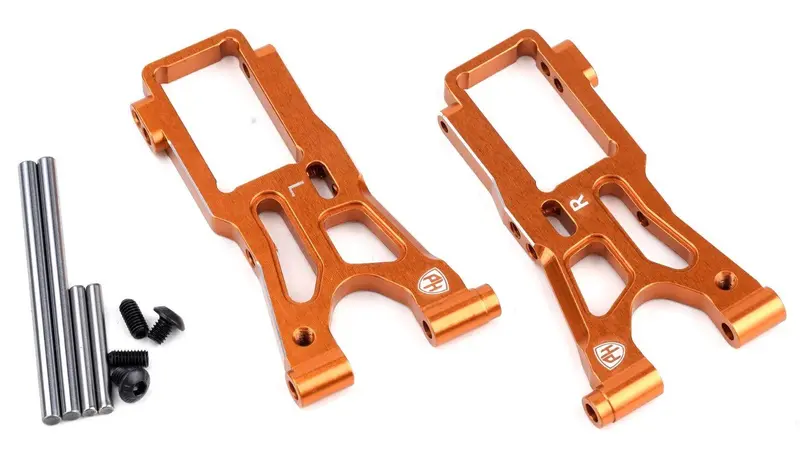 Power Hobby - Aluminum Front Lower Arms Orange, Hpi Rs4 Sport3 1