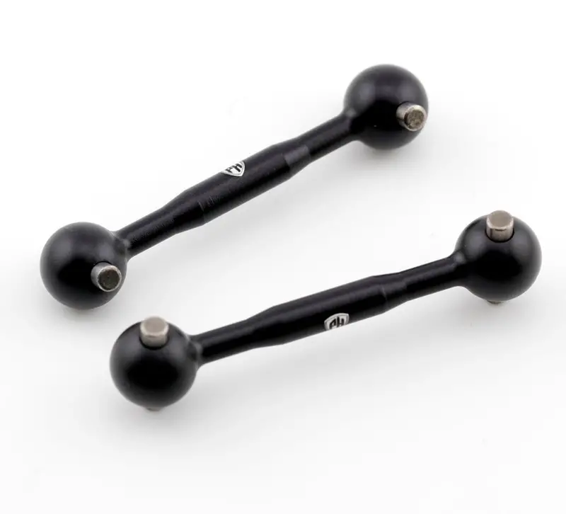 Power Hobby - Aluminum Front / Rear Drive Shaft, Black, For Kyosho Fazer Mk2 1