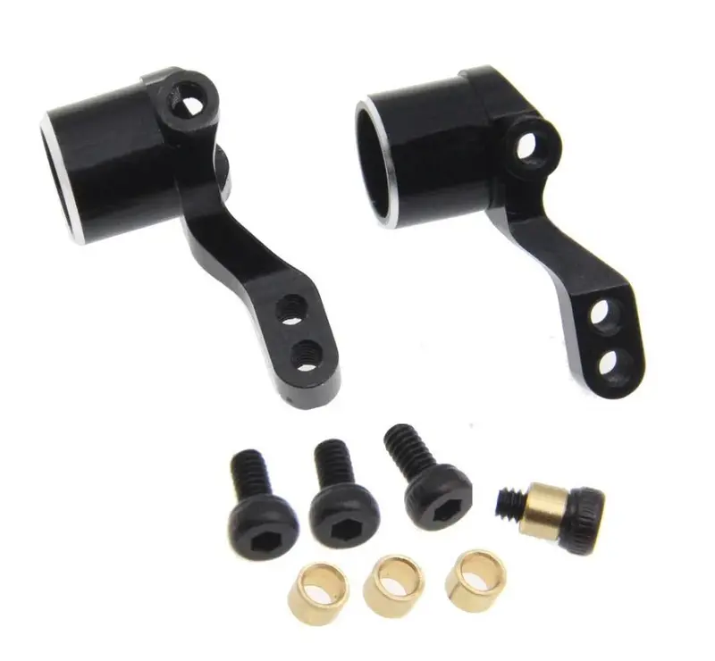 Power Hobby - Aluminum Knuckle Arm, Black, For Kyosho Mini-Z Mb-010 1