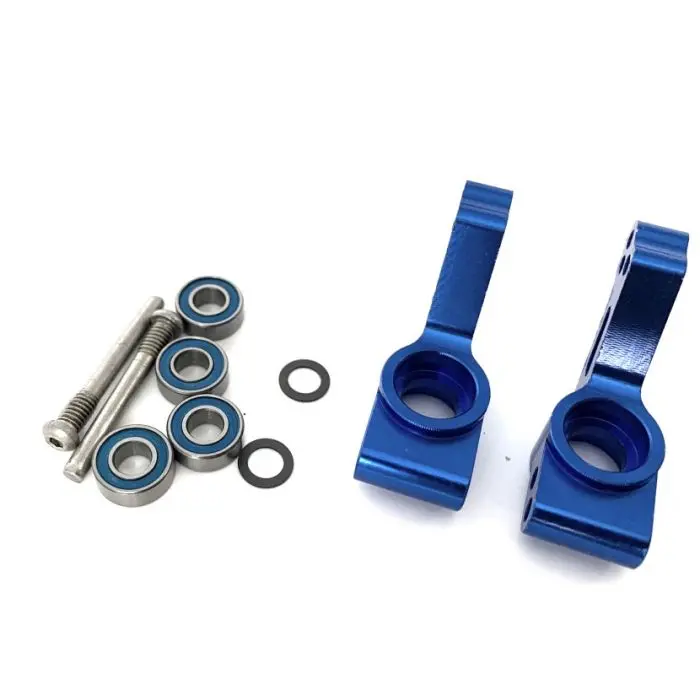 Power Hobby - Aluminum Oversized Rear Hub Carriers, Fits Traxxas Stampede, Rustler, Bandit, Slash 1