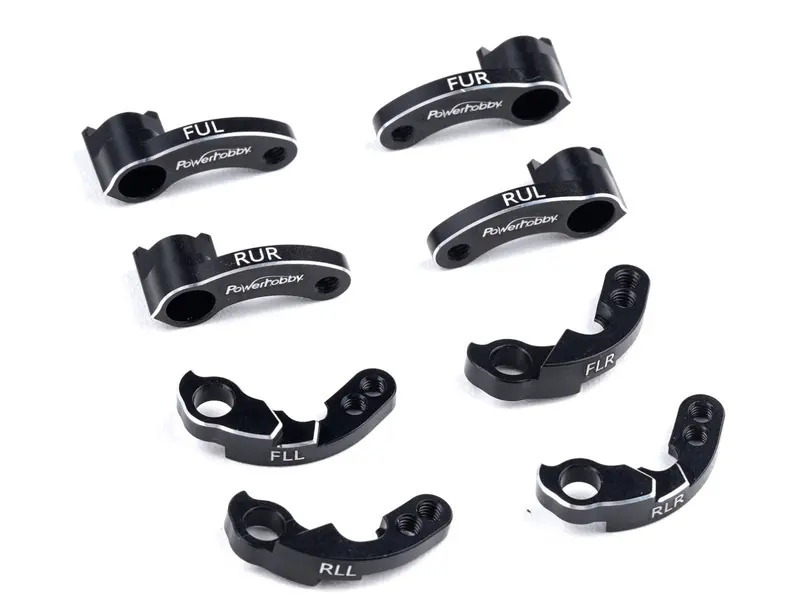 Power Hobby - Aluminum Rc Shock Flex Blades, For Traxxas Trx-4M 1