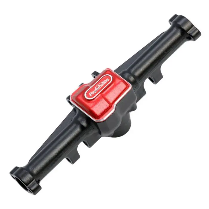 Power Hobby - Aluminum Rear Axle Housing Black Traxxas Trx-4M 1