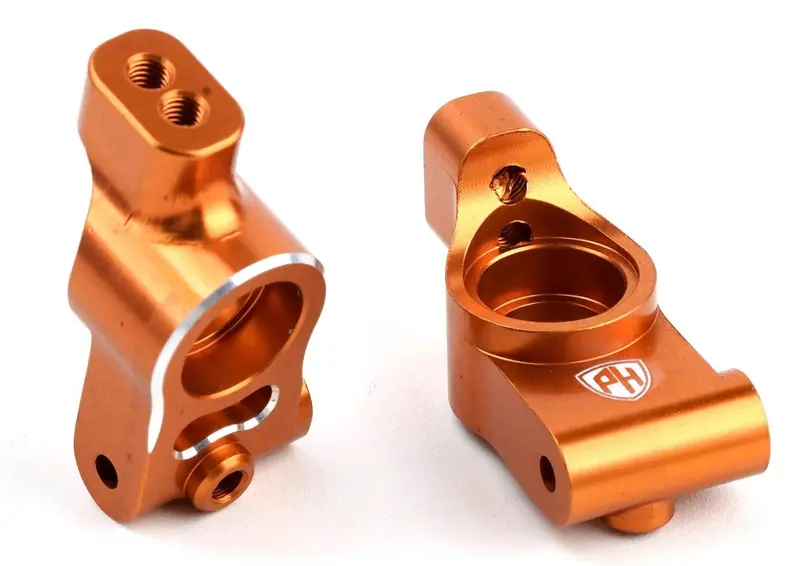 Power Hobby - Aluminum Rear Hub Knuckle Arms Orange, Hpi Rs4 Sport3 1