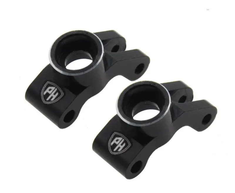 Power Hobby - Aluminum Rear Hubs, Black, For Kyosho Mini-Z Mb-010 1