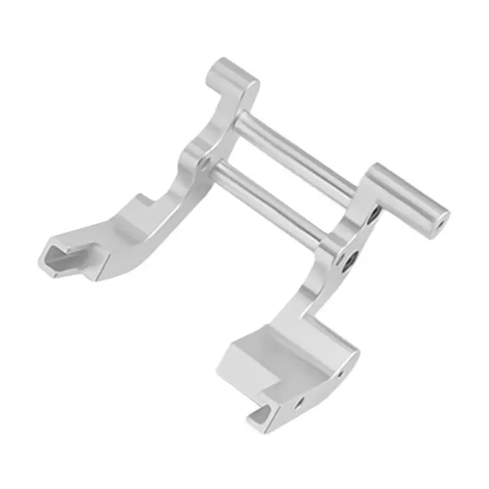 Power Hobby - Aluminum Rear Motor Guard, Silver, For Traxxas Slash / Stampede / Rustler / Bandit 1