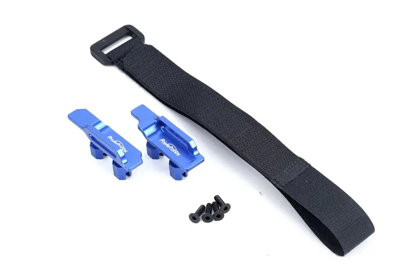 Power Hobby - Aluminum Tall Battery Hold Downs, For Traxxas Maxx 1