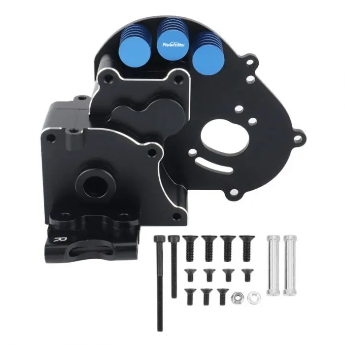 Power Hobby - Aluminum Transmission Case Traxxas 2Wd Slash, Stampede, Rustler, & Bandit 1