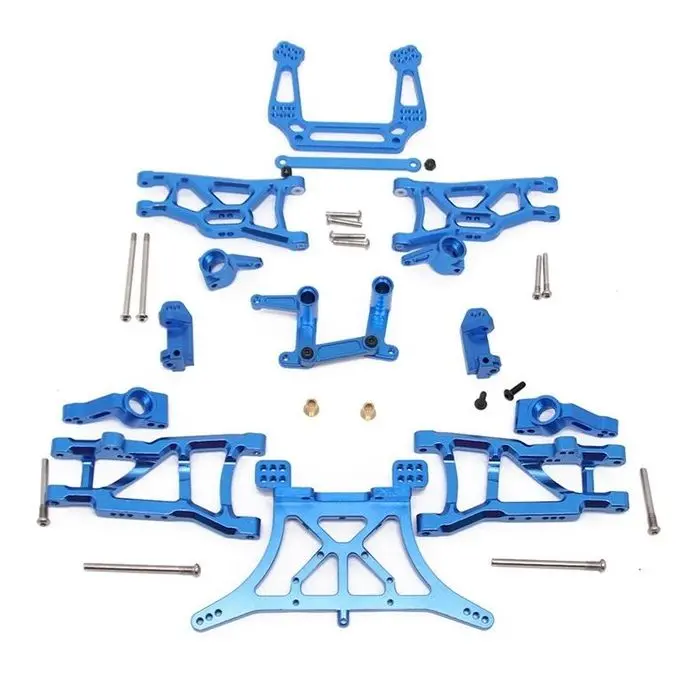 Power Hobby - Aluminum Upgrade Kit, 2Wd Slash, Rustler, Stampede, Bandit, Blue 1