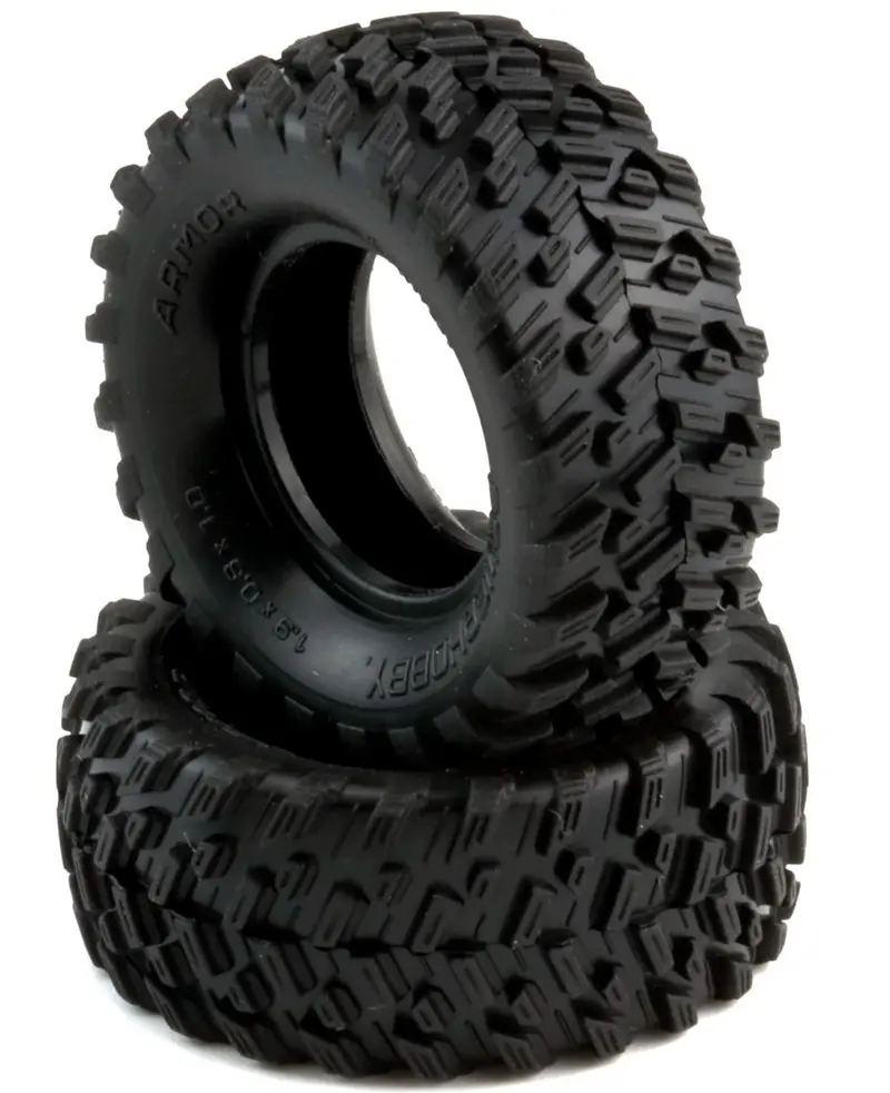 Power Hobby - Armor 1.0" Micro Crawler Tires, 1/24, Axial Scx24 C10 Jeep Betty 1