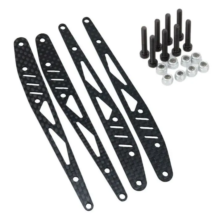 Power Hobby - Axial Rbx10 Ryft Carbon Fiber Rear Arm Linkage Guard Link Reinforce Plate 1