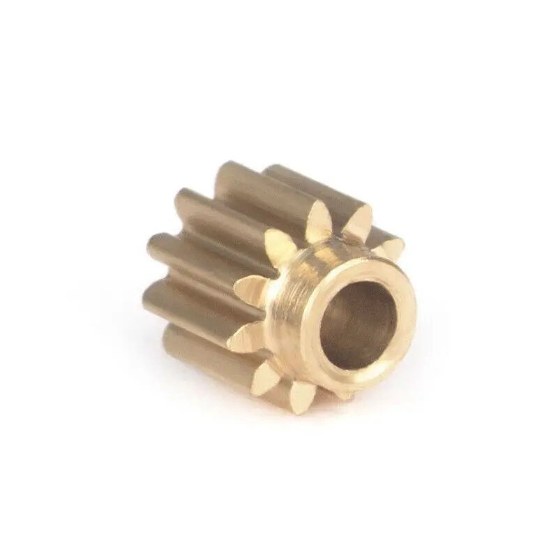 Power Hobby - Axial Scx24 Motor Brass Pinion Gear, 11 Tooth (Fits Jeep, C10, B17 Betty, Deadbolt) 1