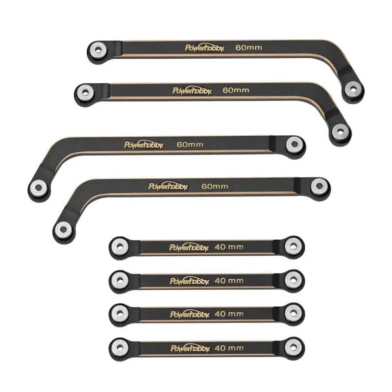 Power Hobby - Brass High Clearance Links W/ Shock Mount, For Axial Ax24 1