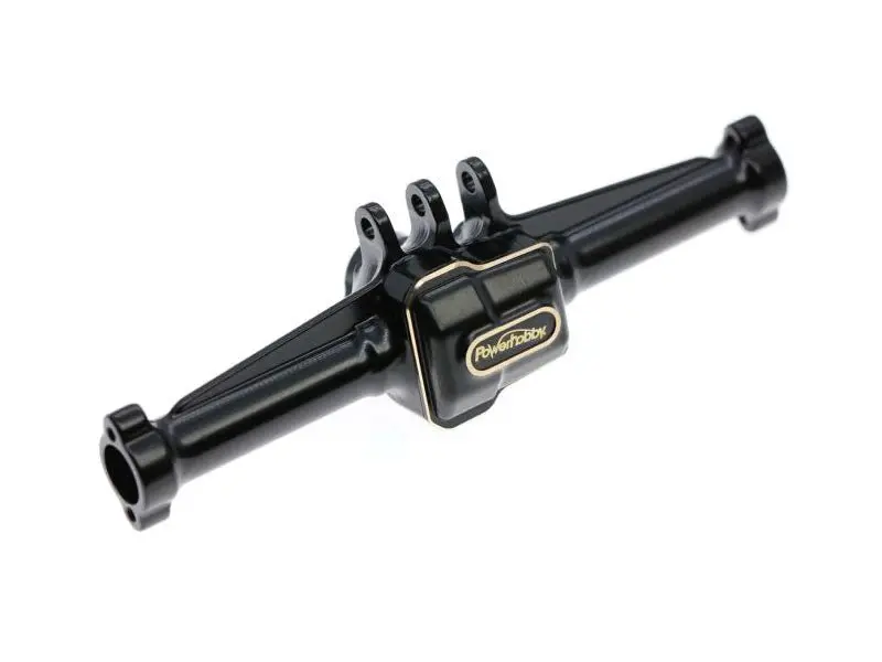 Power Hobby - Brass Rear Axle Housing, Black For Traxxas Trx-4M 1