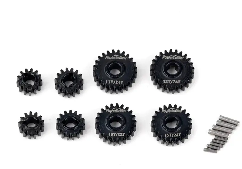 Power Hobby - Chromely Steel Overdrive Gears For Redcat Ascent-18 1