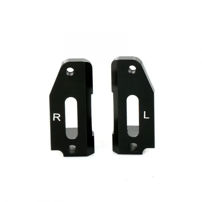 Power Hobby - Cnc Aluminum Front C Hub Caster Block, Black, Fits Traxxas Drag Slash 1