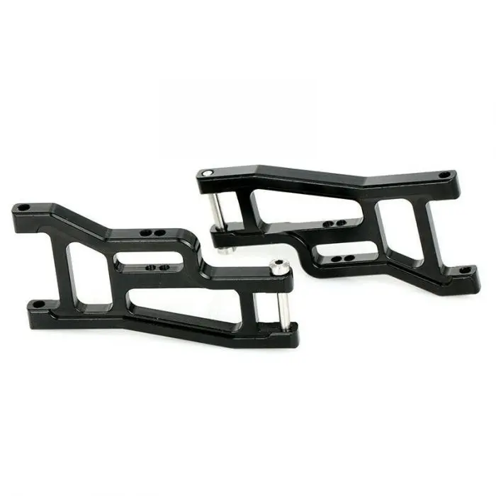 Power Hobby - Cnc Aluminum Front Suspension Arms, Black, Fits Traxxas Drag Slash 1