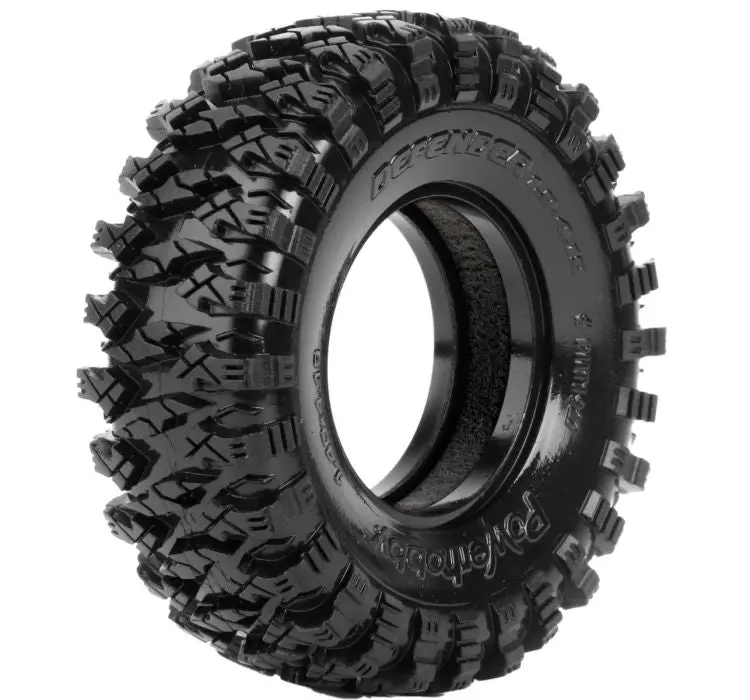 Power Hobby - Defender 1.9 4.19 Crawler Tires With Dual Stage Soft And Medium Foams 1